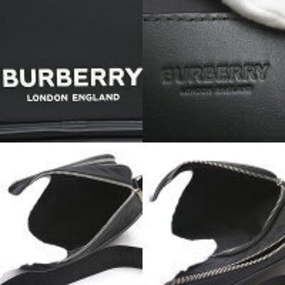 Burberry logo shoulder bag crossbody black nylon - Picture 3 of 3